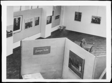 Photo de l'Exposition Georges Arditi au Musée d'Art moderne de Sao Paulo en 1950